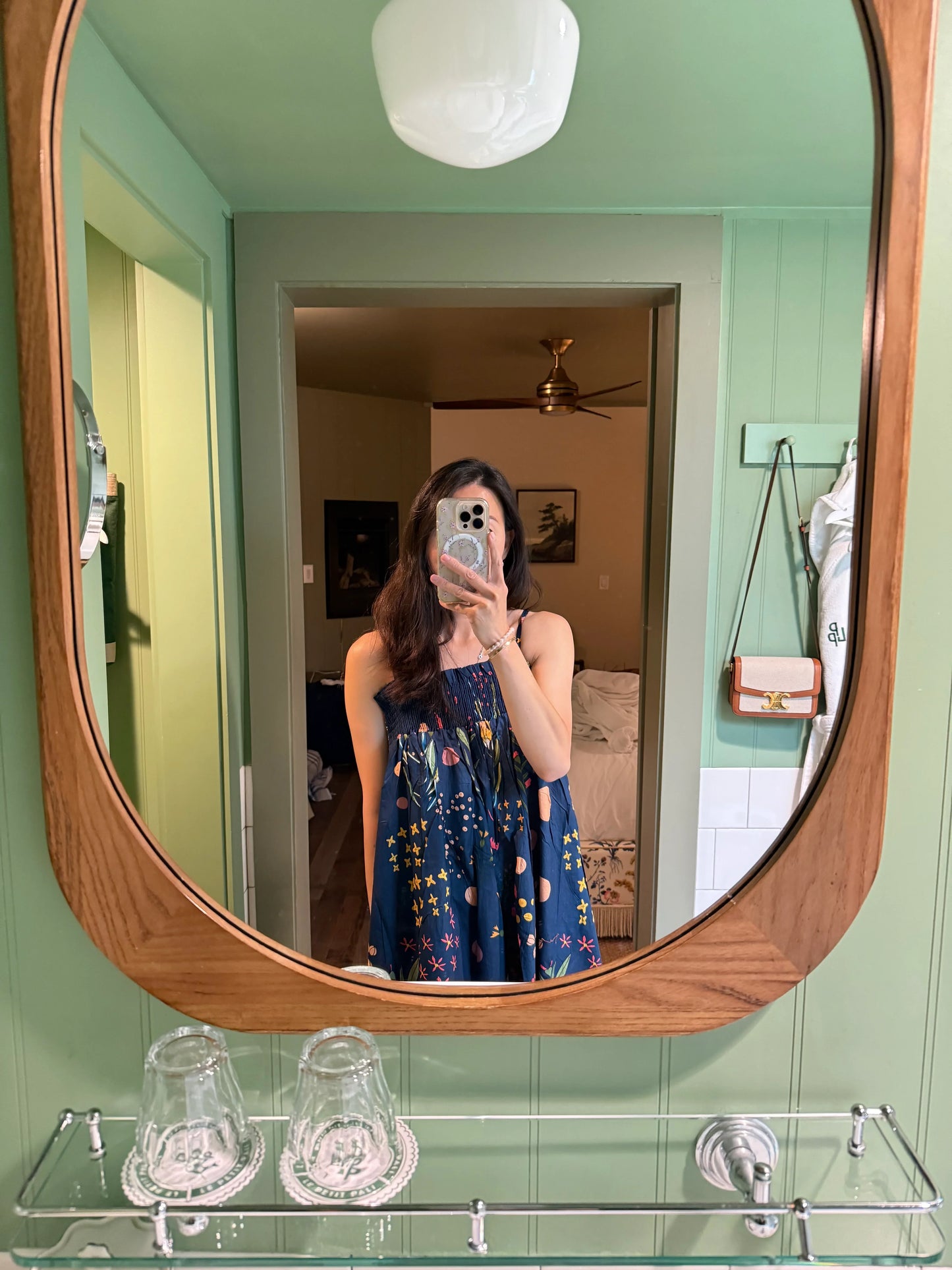 Cotton Floral Maxi Dress. Everyday nap dress. Spaghetti straps dress. Classic cozy comfortable dress. - Chickticks