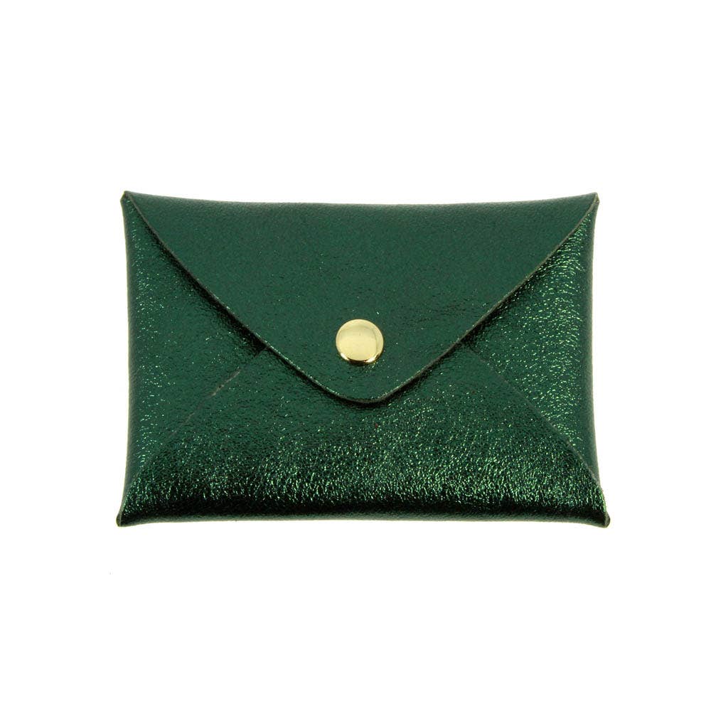 Origami leather pouch