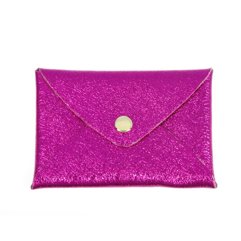 Origami leather pouch