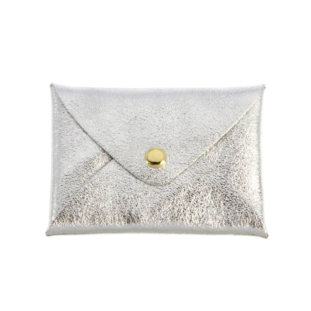 Origami leather pouch