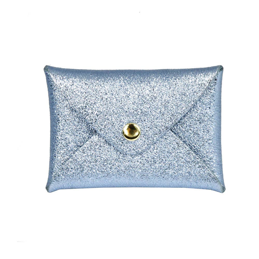 Origami leather pouch