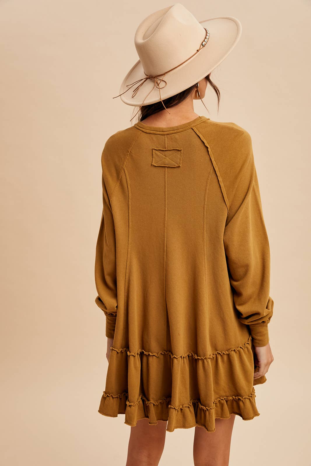 CONTRAST PANEL RAGLAN DRESS - Chickticks
