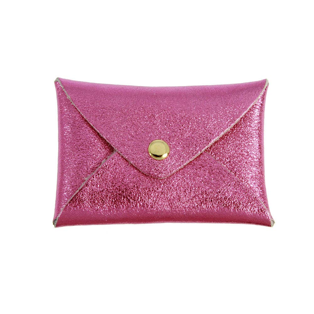 Origami leather pouch