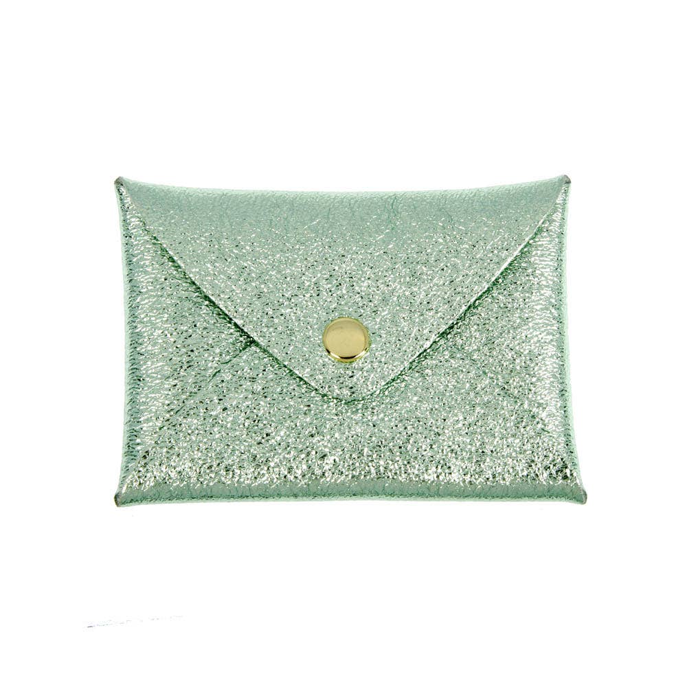 Origami leather pouch