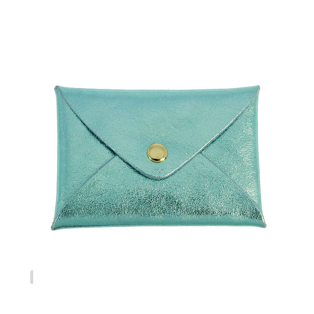 Origami leather pouch