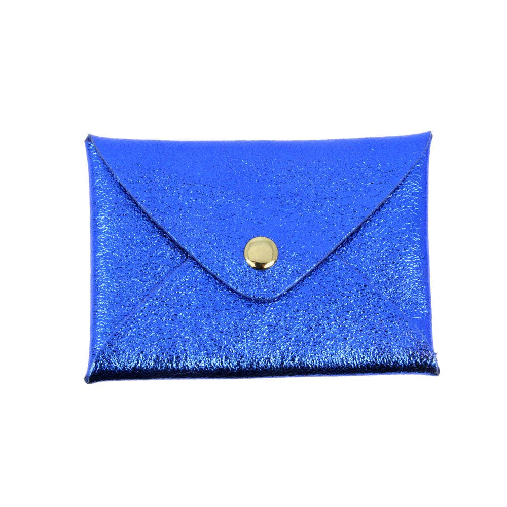 Origami leather pouch
