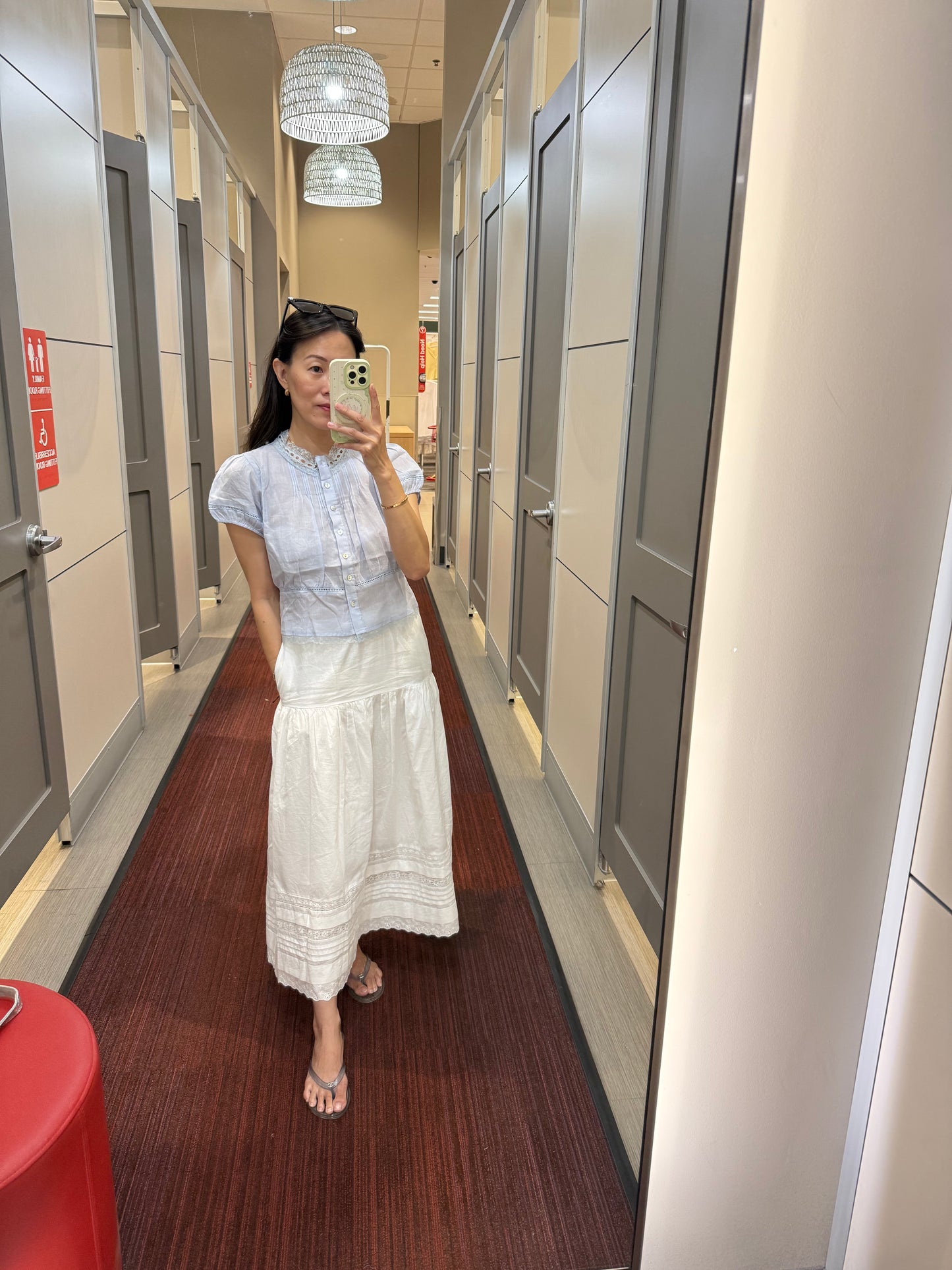 Casual Pintuck Lace Button Down Top. Whimsical Cottage core natural fiber top. Cotton Victorian Style Blouse. Eyelet Classic Cotton Cozy Top.