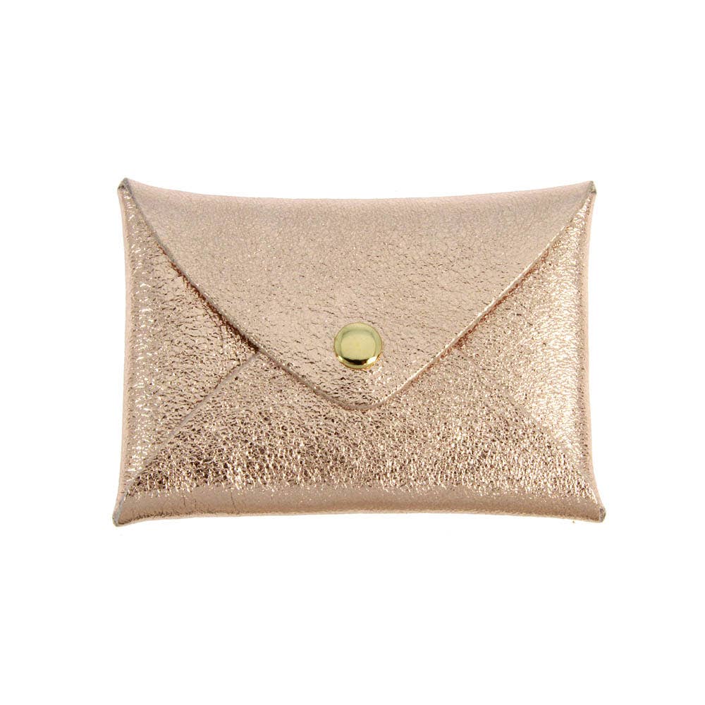 Origami leather pouch