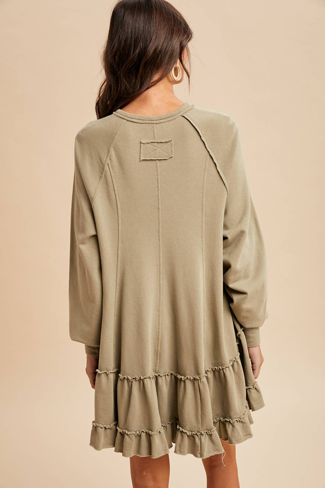 CONTRAST PANEL RAGLAN DRESS - Chickticks