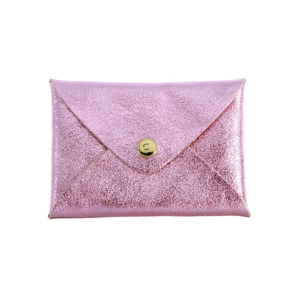 Origami leather pouch