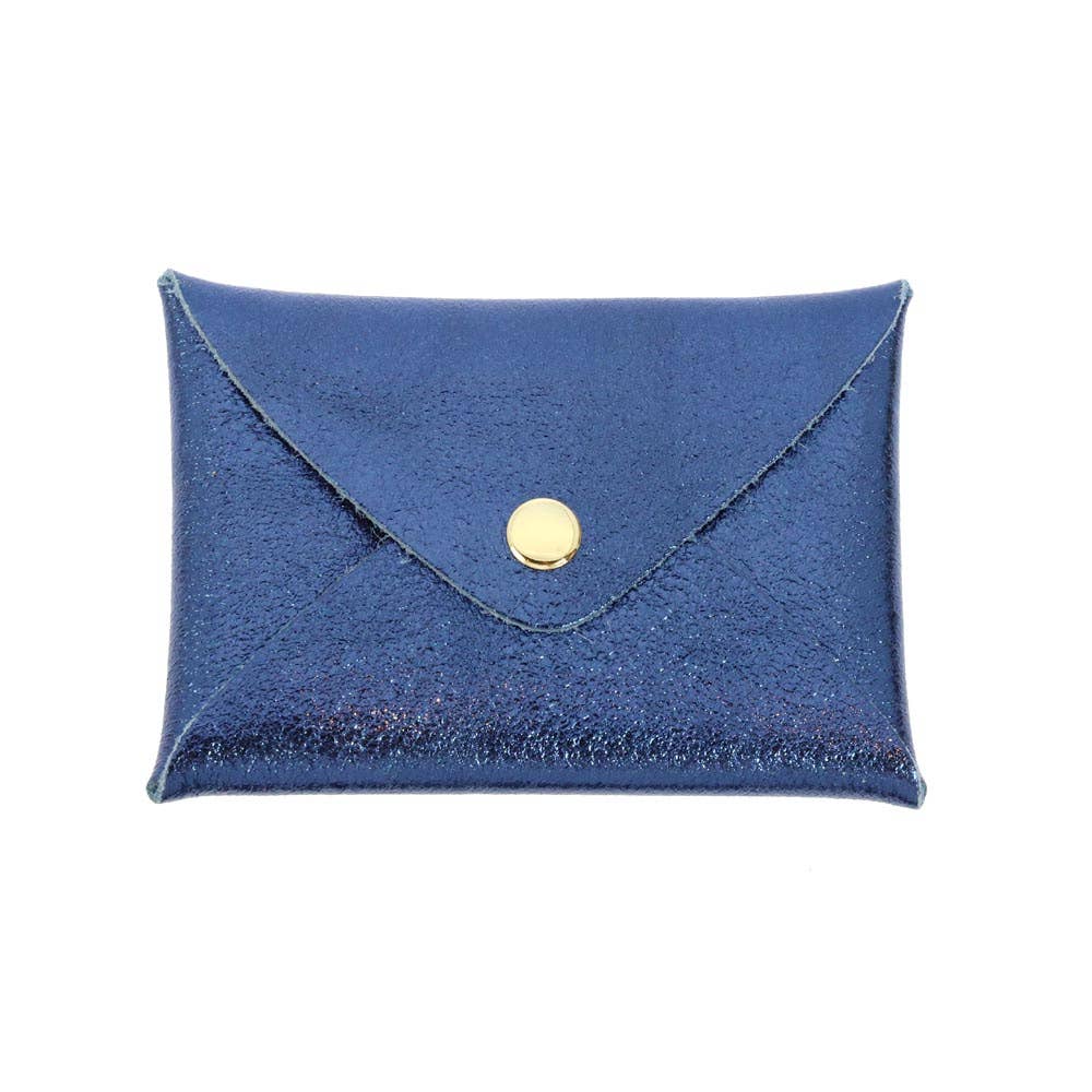 Origami leather pouch