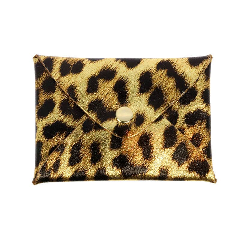 Origami leather pouch