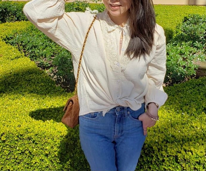 Soft cotton shirt french style vintage inspired. Loose shirt. Victorian style shirt blouse. Neutral lace shirt bohemian. Romantic top - Chickticks