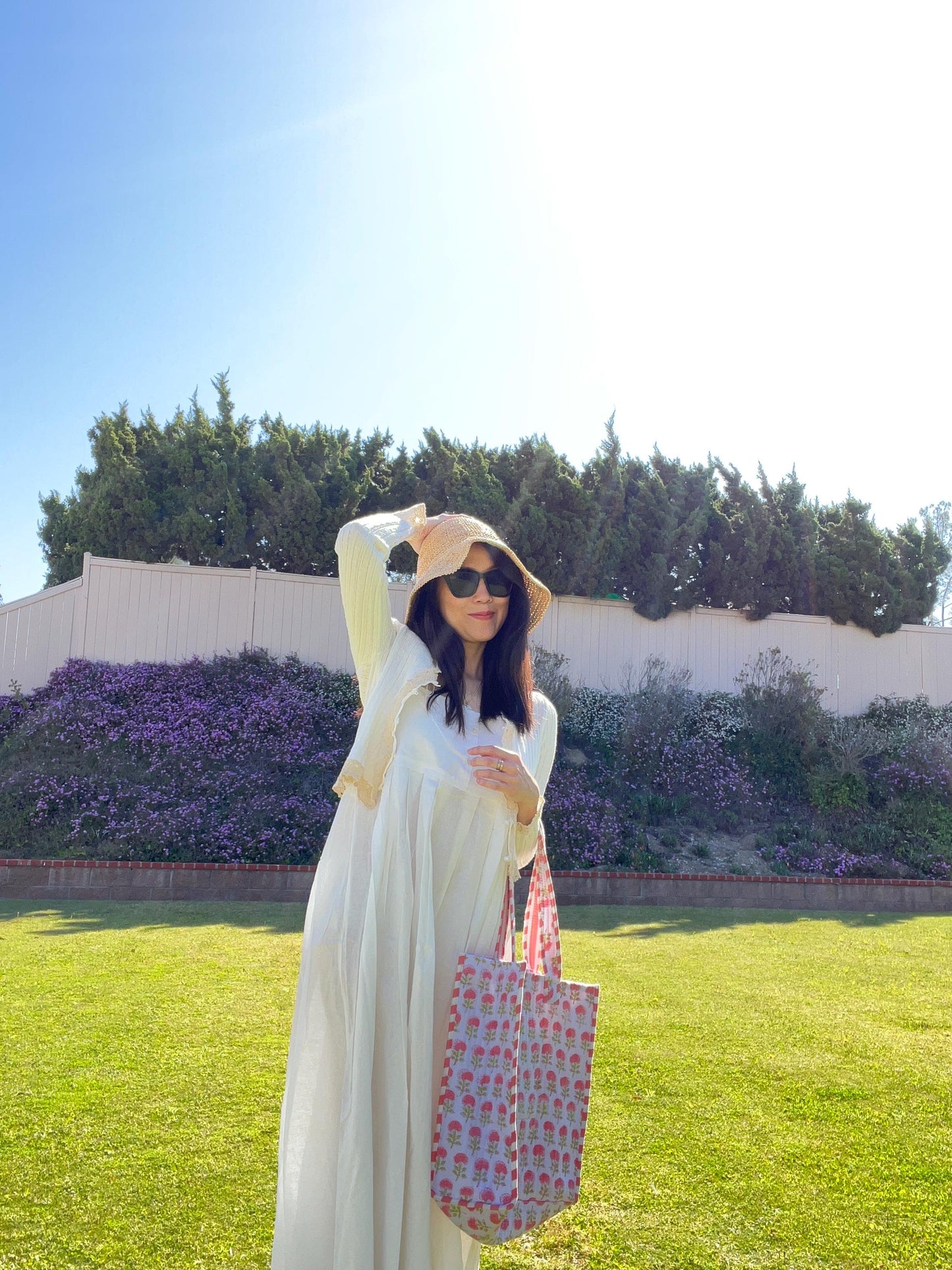 Midi white linen tank dress. French linen cotton midi dress. Victorian dress. Romantic dress. Square neck tank dress raw finished hem dress - Chickticks