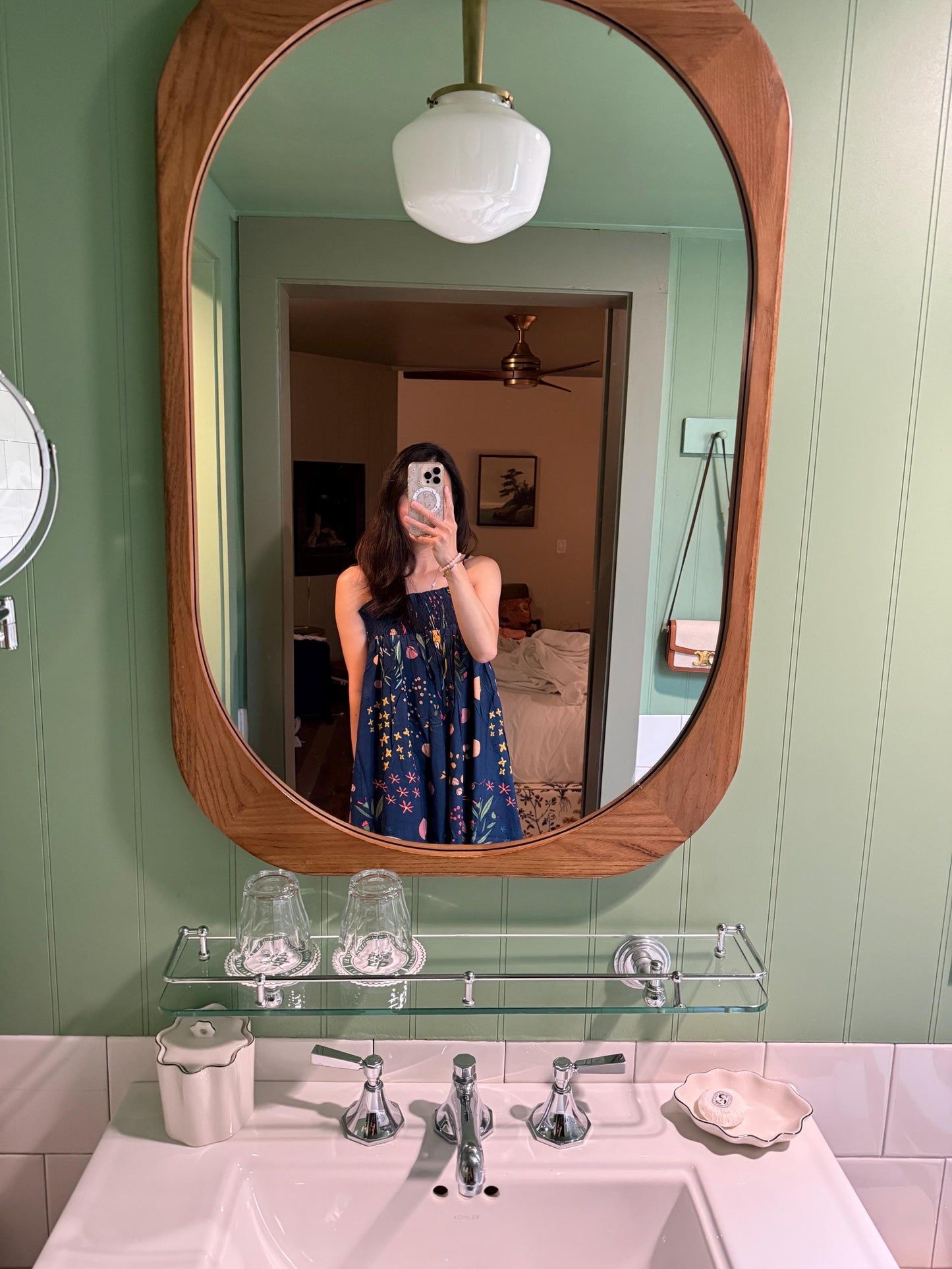 Cotton spaghetti strap floral nap everyday dress. Easy maxi floral dress bohemian style. Doen Sezane inspired dress. Victorian cozy dress - Chickticks