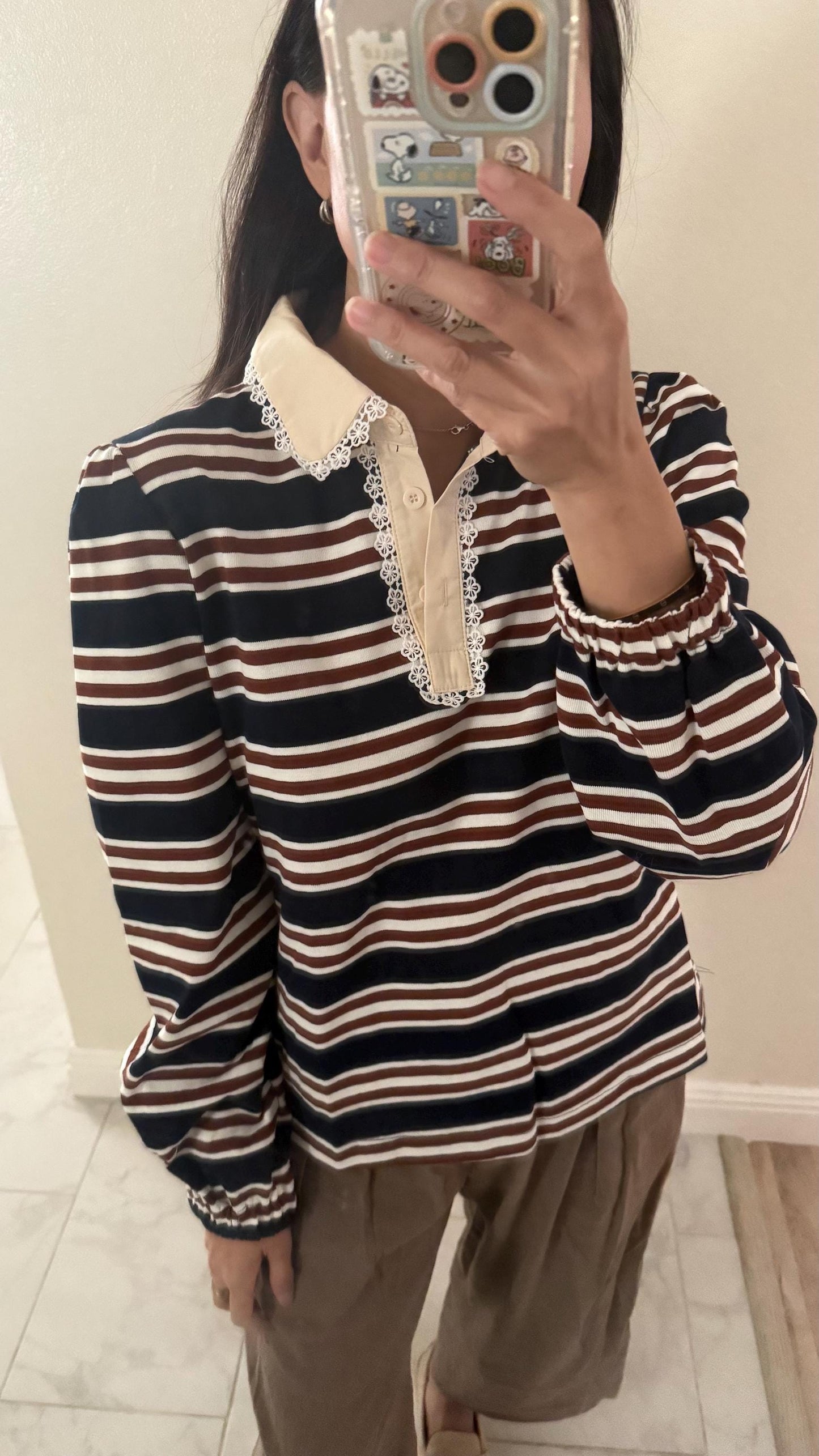 Fall beige cardigan crop top french style vintage inspired. Romantic Knit cardigan crop boho Victorian style. Sezane Doen inspired cardigan.