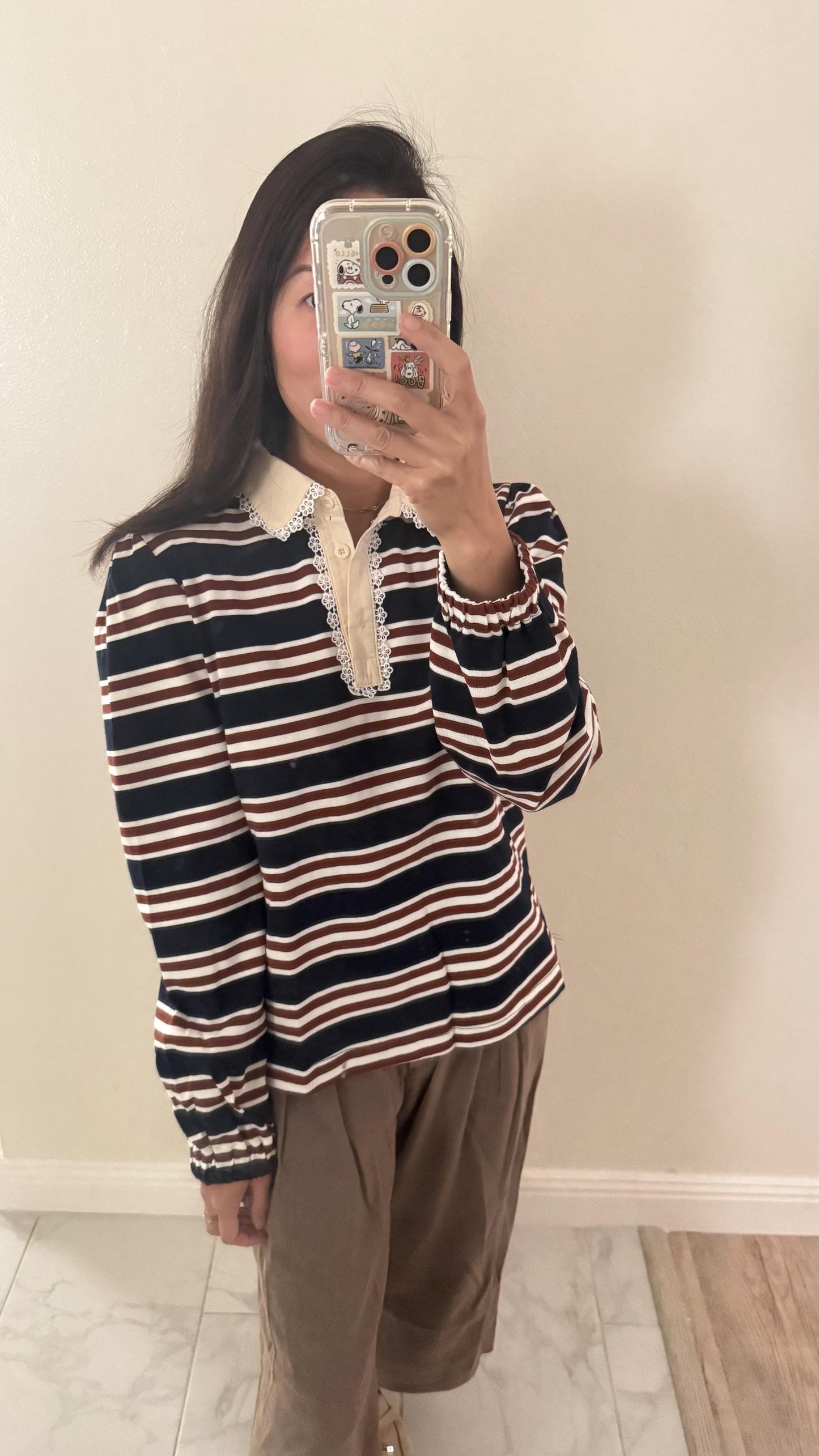 Fall beige cardigan crop top french style vintage inspired. Romantic Knit cardigan crop boho Victorian style. Sezane Doen inspired cardigan.