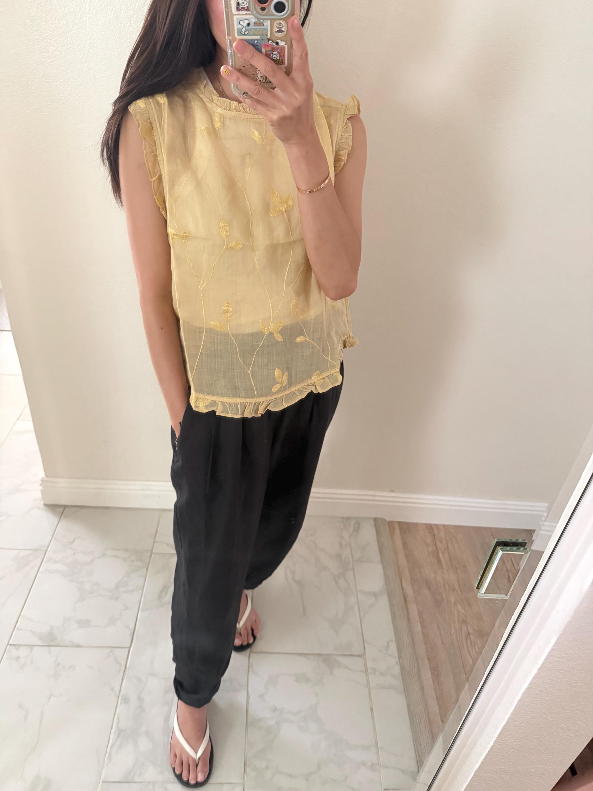 Casual pintuck white lace romantic top . Cozy natural fiber top. Cotton Victorian Boho romantic top. Whimsical Cottagecore Top