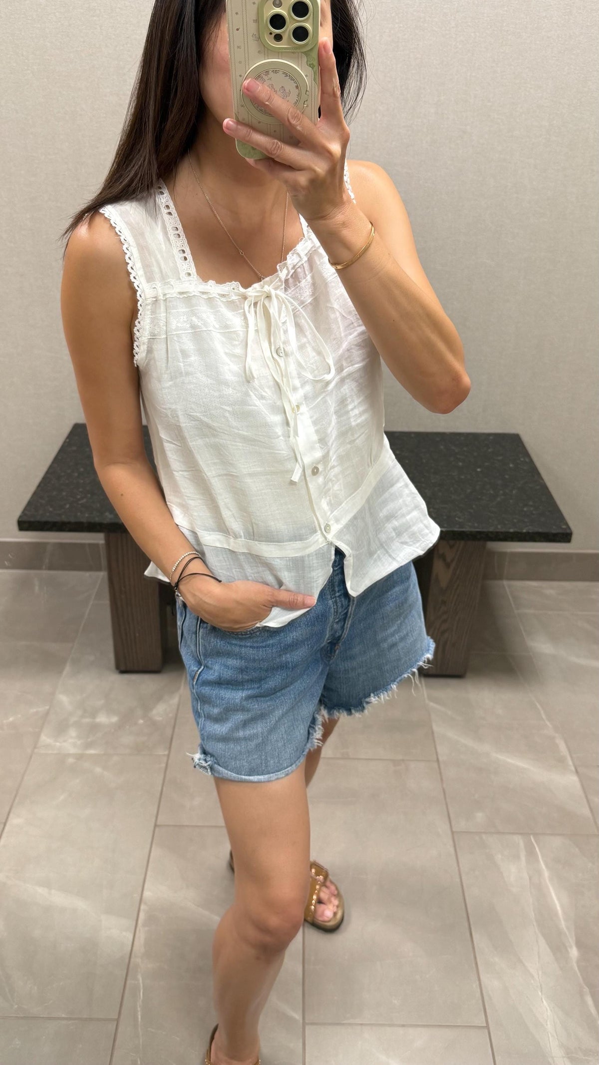 Casual cotton pintuck eyelet romantic top . Whimsical cottage core top. Nantucket Maine style top. Praire wind lace top. Embroidered top