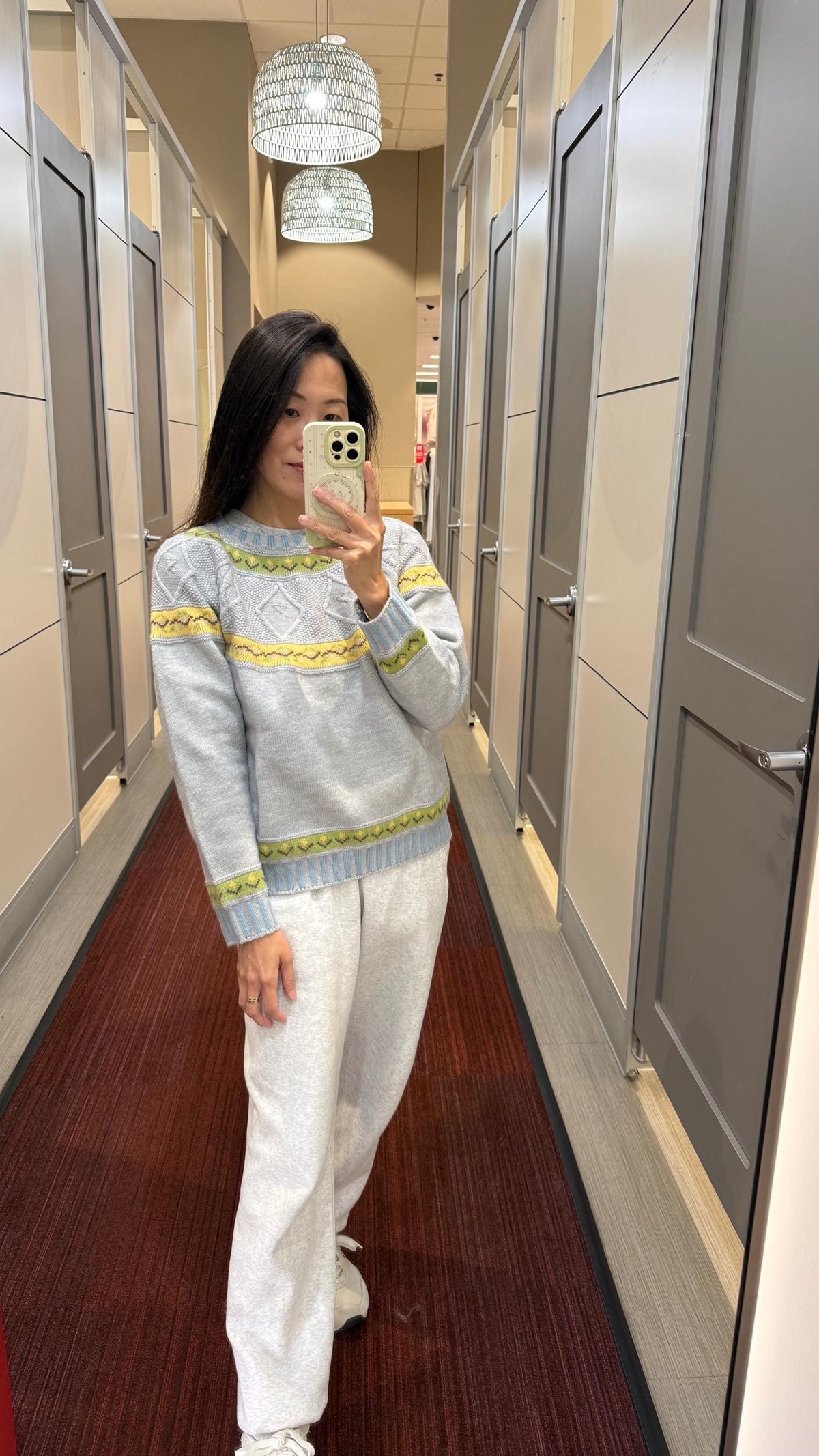 Vintage Inspired Knit Sweater. French Vintage Inspired cotton sweater. Western riding sweater. Fair Isle sweater. Nantucket Maine style