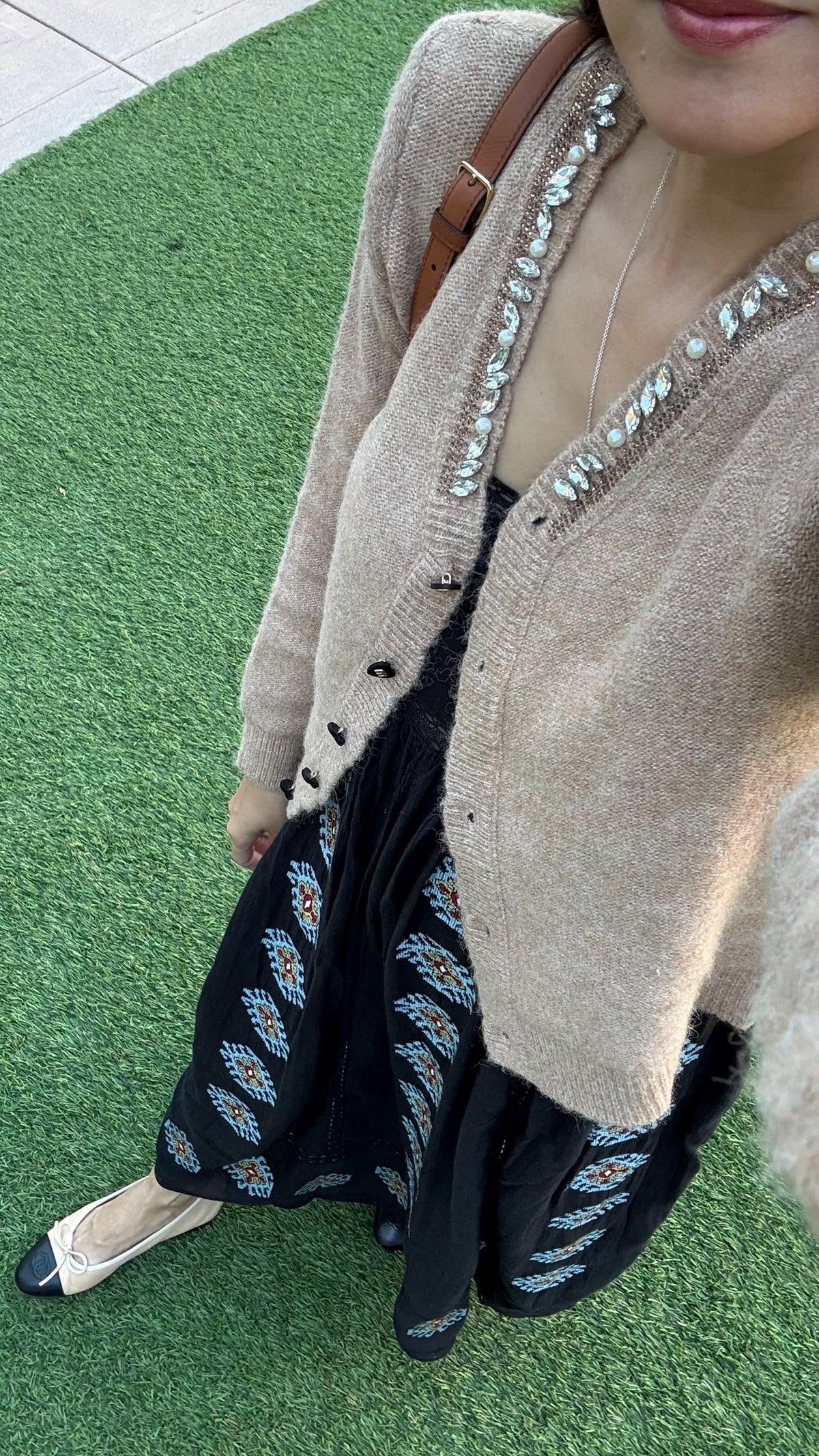 Beige cardigan .French Vintage Inspired Cardigan. Cozy holiday thick cardigan. Maine Nantucket style cardigan. Chocolate cardigan.